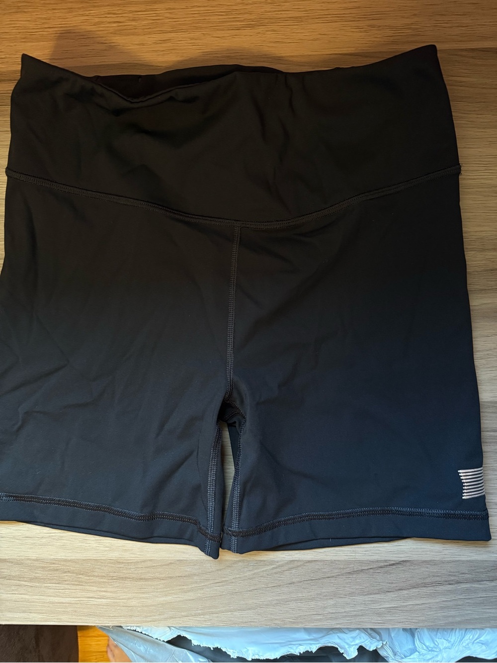 Savage X Fenty Retro Runna High-Waisted Bike Shorts Black Small 4–6 - Picture 3 of 6